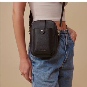 Bandolier Black Crossbody Bag